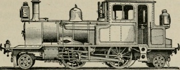 Madras (???) railway engine