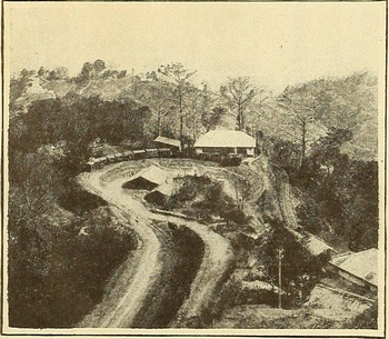 A view of the Darjeeling Himalayan Railway, 1912