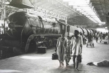 WP at Bombay Central station, 1960