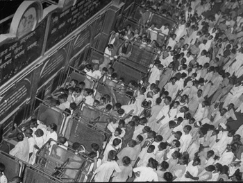 Ticket windows at Howrah station, 1946
