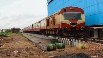 Train No 78805 Gondia - Balaghat - katangi DEMU ready for its Duty at Gondia Jn's DEMU Shed (Please Submit in DEMUs album) (Amma