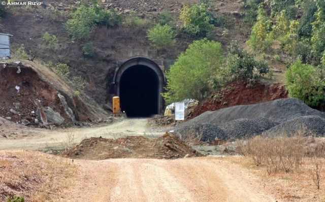 New tunnel under construction on Nagpur  Chhindwara  new line track between  the stations of umranala Bhimalgondi now the kukrak