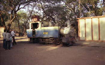 Matheran Light Railway(MLR) engine No. 741 which was out of service at this time although 738 was in steam and 740 under repair.