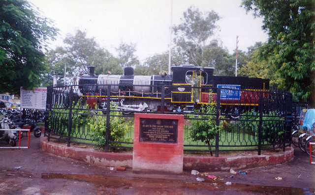 ZB 72 plinthed outside Allahabad station